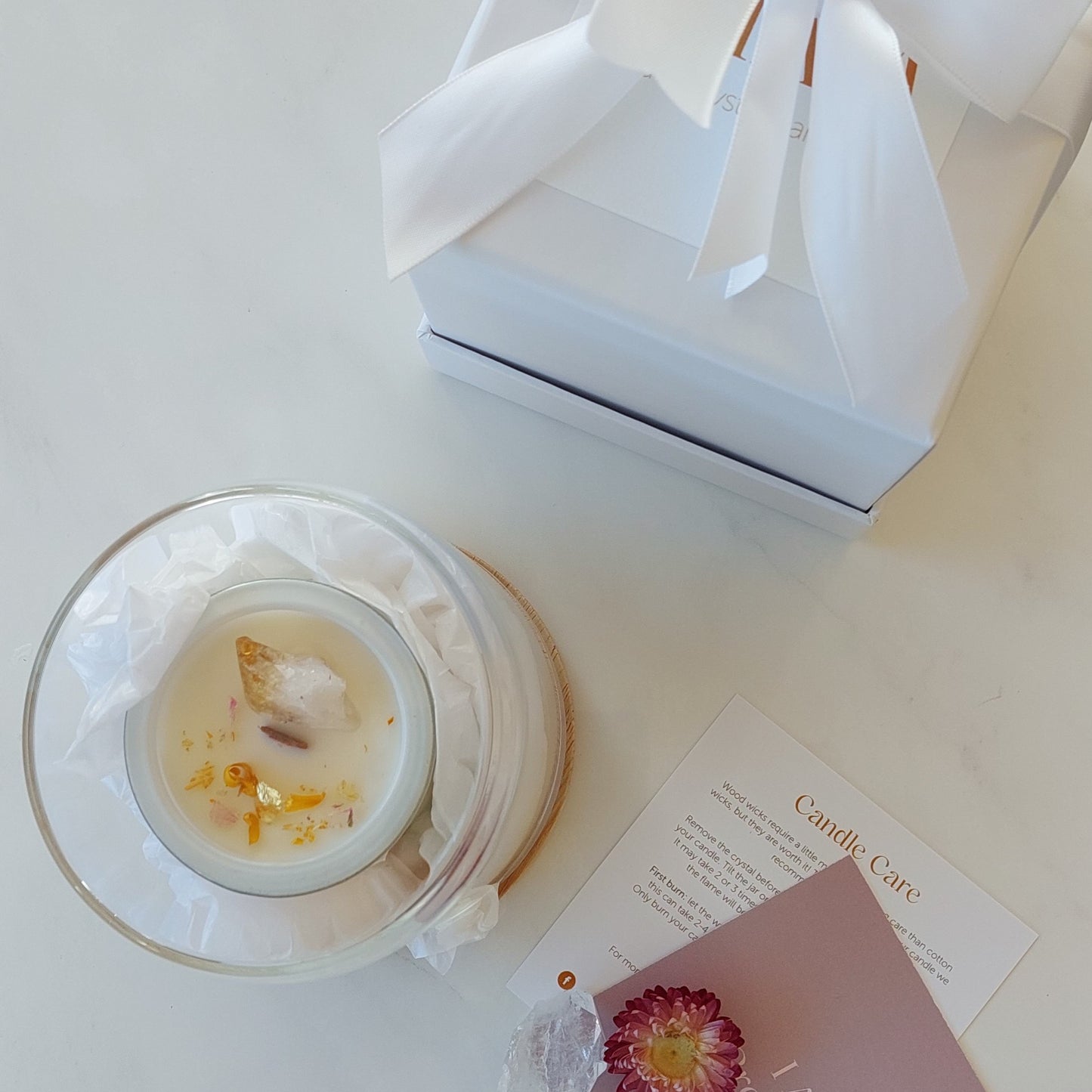 Mini Wellbeing Glass Dome & Gift Box