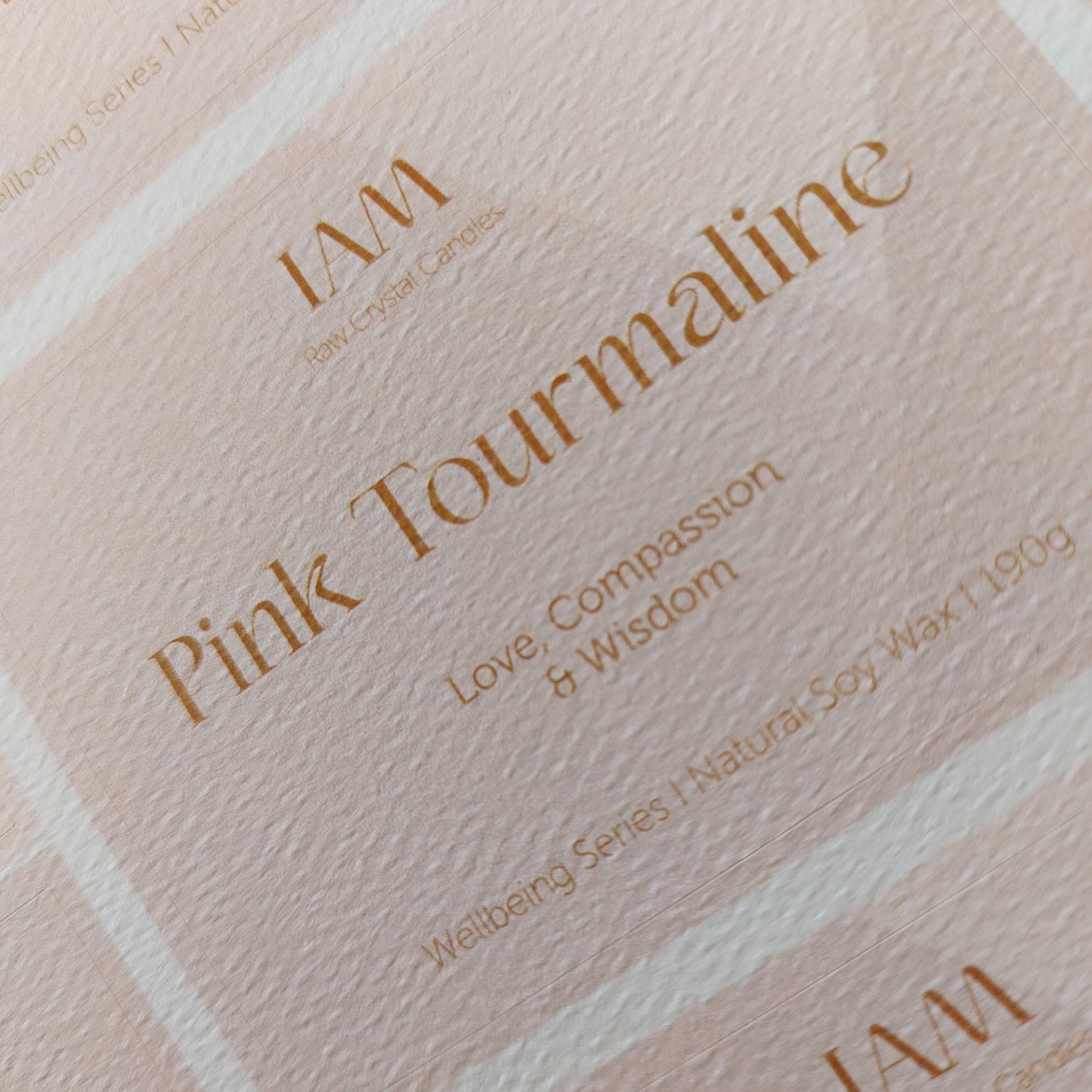 Wellbeing Series Pink Tourmaline I Love, Wisdom & Compassion