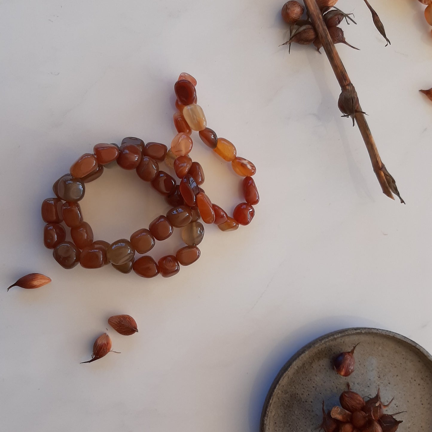 Carnelian Bracelet I Sacral Chakra